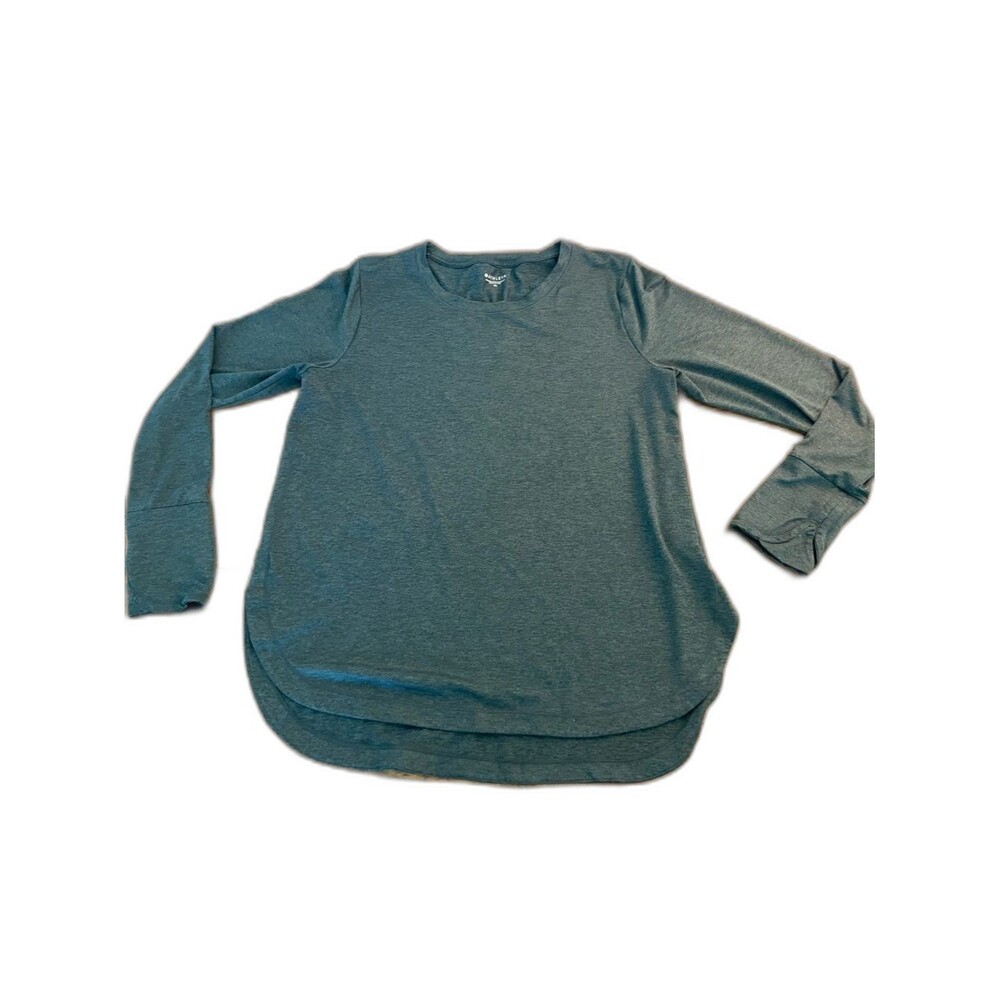 Mens XL Athleta Dark Heather Gray Crewneck Tee Sports Layering Cozy